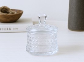 Caramelera vidrio con puntos